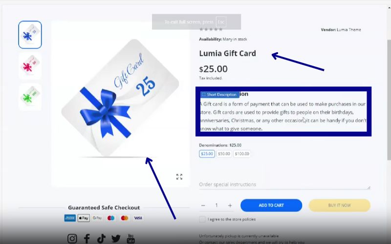 Step 4: Customize Product Pages